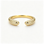 LUCERARO Wedding | Open Cuff Lab-Grown Diamond Ring 1/5 ct. tw.