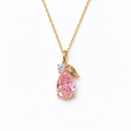 LUCERARO Necklace | Fancy Pink Pear Lab-Grown Diamond Necklace 1 1/3 ct. tw.