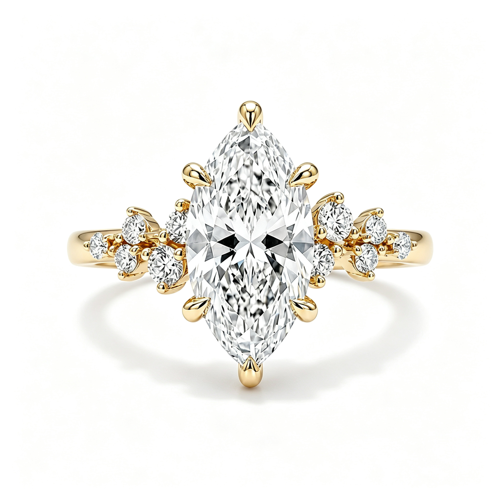 LUCERARO Engagement | Marquise Diamond Ring - ER01969