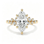 LUCERARO Engagement | Marquise Lab Grown Diamond Ring