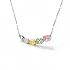 LUCERARO Necklace | Pastel Oval Lab-Grown Diamond Necklace 1 3/4 ct. tw.