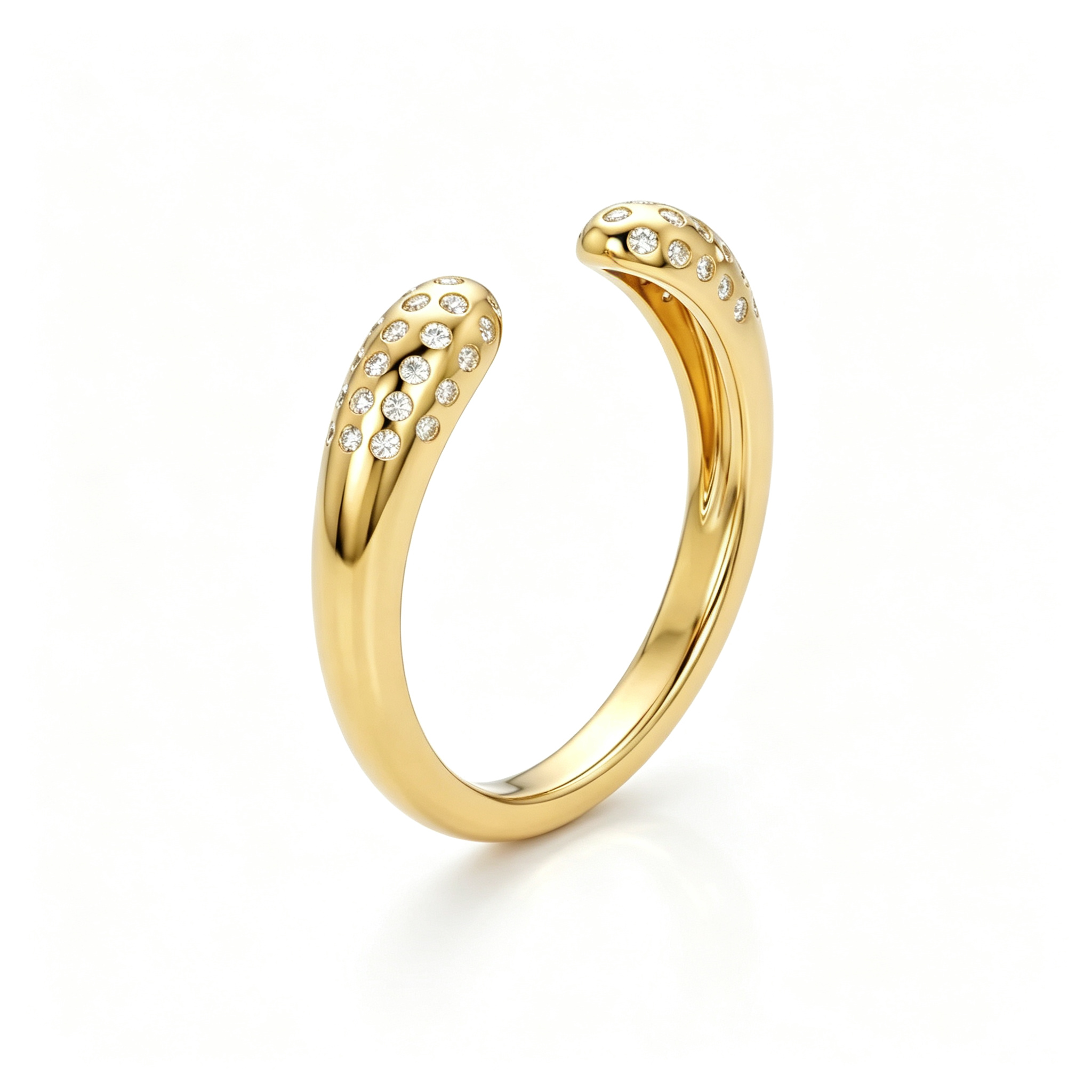 LUCERARO Wedding | Stars Diamond Cuff Ring - WR00880