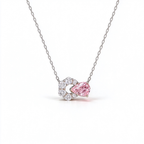 LUCERARO Necklace | Fancy Pink Pear Lab-Grown Diamond Necklace 1 ct. tw.