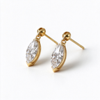LUCERARO Earrings | Marquise Lab-Grown Diamond Drop Earrings 1.00 ct. tw. (pair)