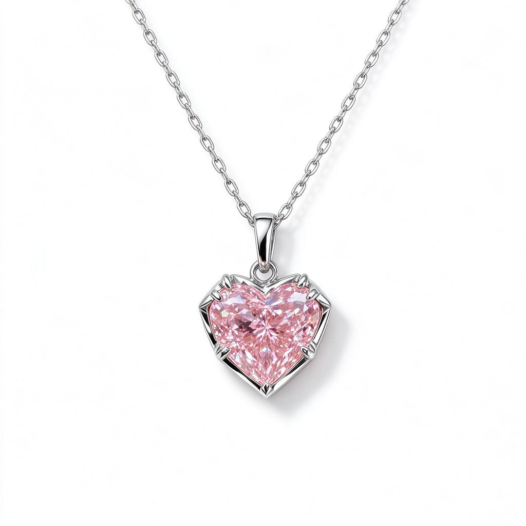 LUCERARO Necklace | Heart Lab-Grown Diamond Necklace 1 ct. tw.
