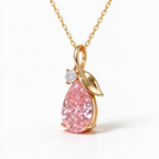 LUCERARO Necklace | Fancy Pink Pear Lab-Grown Diamond Necklace 1 1/3 ct. tw.