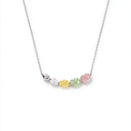 LUCERARO Necklace | Pastel Oval Lab-Grown Diamond Necklace 1 3/4 ct. tw.