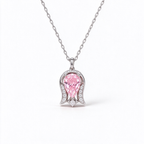 LUCERARO Necklace | Fancy Pink Pear Lab-Grown Diamond Necklace  1 1/4 ct. tw.
