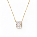 LUCERARO Necklace | Radiant Lab-Grown Diamond Solitaire Necklace 2 ct. tw.