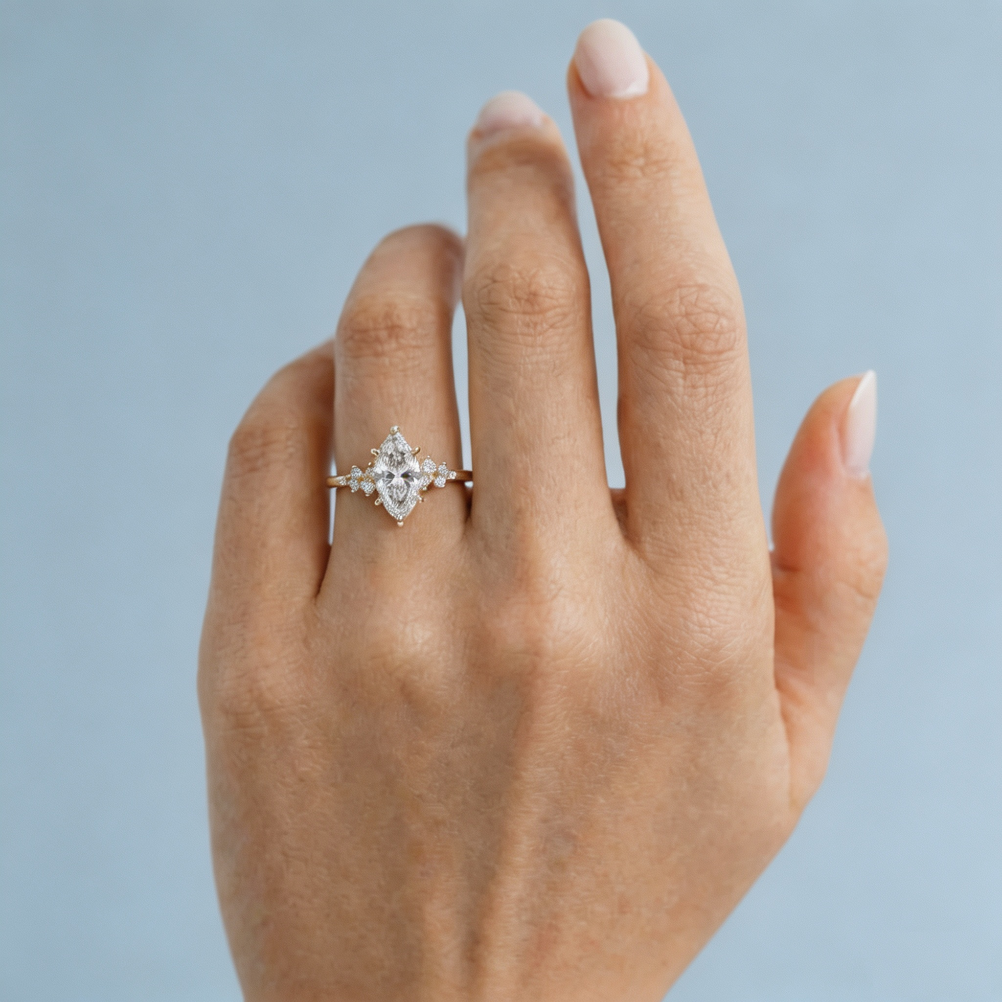 LUCERARO Engagement | Marquise Diamond Ring - ER01969