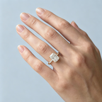 LUCERARO Engagement | Radiant Lab Grown Diamond Ring