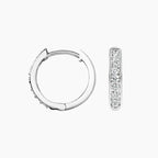 LUCERARO Earrings | Diamond Huggie Earrings - JE00975