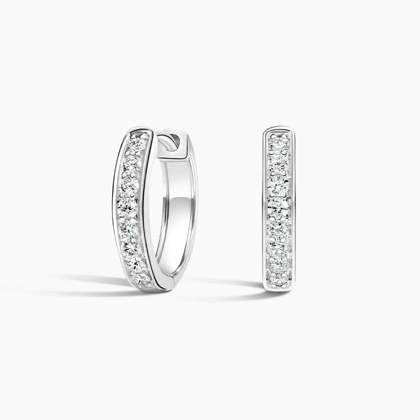 LUCERARO Earrings | Diamond Huggie Earrings - JE00975