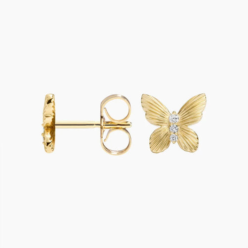 LUCERARO Earrings | Butterfly Matte Stud Earrings - JE0695