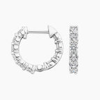 LUCERARO Earrings | Diamond Huggie Earrings - JE01450