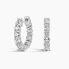 LUCERARO Earrings | Diamond Huggie Earrings - JE01450