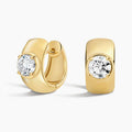 LUCERARO Earrings | Round Diamond Hoop Earrings - JE01499