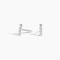 LUCERARO Earrings | Pavé Bar Stud Earrings - JE00395