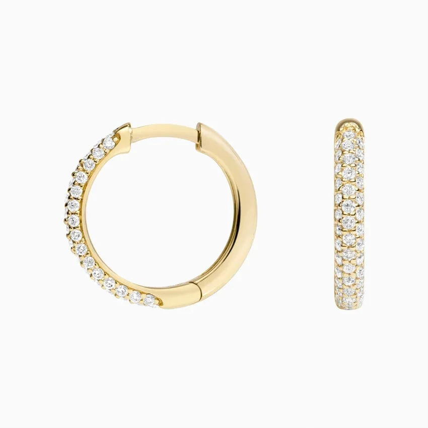 LUCERARO Earrings | Tube Huggie Earrings - JE01050