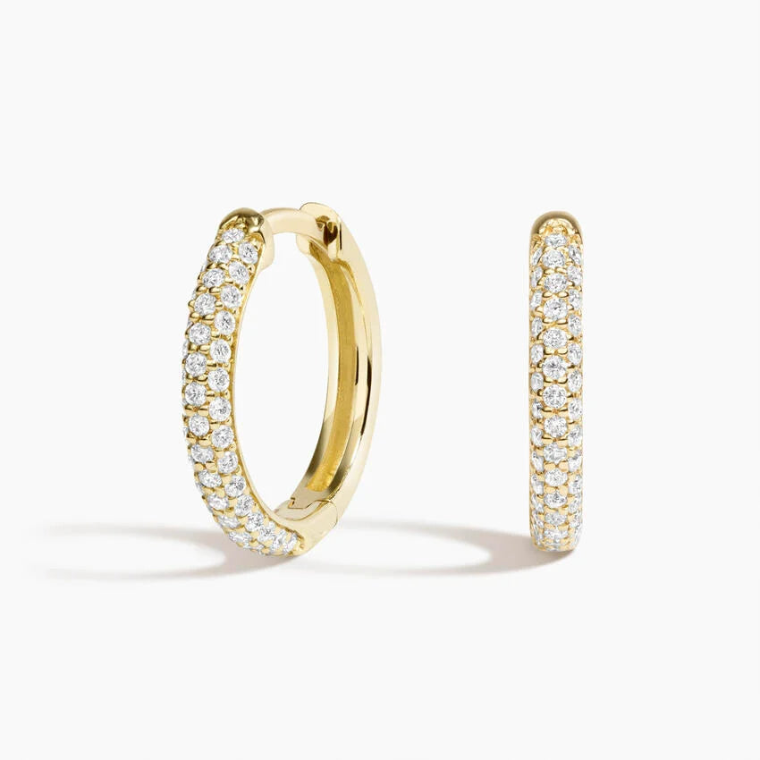 LUCERARO Earrings | Tube Huggie Earrings - JE01050