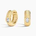 LUCERARO Earrings | Diamond Hoop Earrings - JE01125