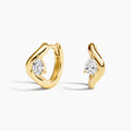 LUCERARO Earrings | Diamond Hoop Earrings - JE00795