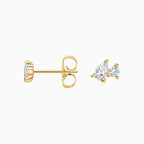 LUCERARO Earrings | Pear & Round Stud Earrings - JE00525