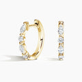 LUCERARO Earrings | Diamond Huggie Earrings - JE01595