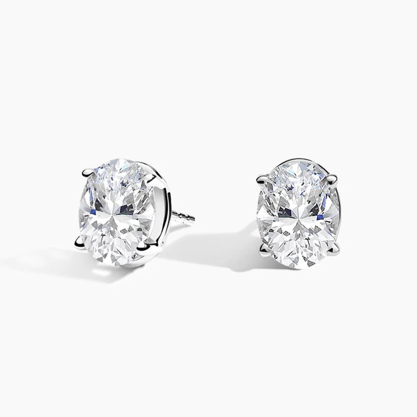 LUCERARO Earrings | Oval Stud Earrings - JE04595