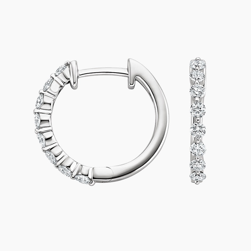 LUCERARO Earrings | Diamond Hoop Earrings - JE01275