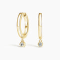 LUCERARO Earrings | Drop Huggie Earrings - JE00651