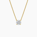 LUCERARO Necklace | Round Diamond Pendant - JB01395
