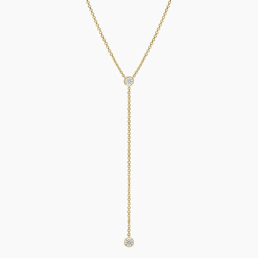 LUCERARO Necklace | Round Diamond Necklace - JB01035