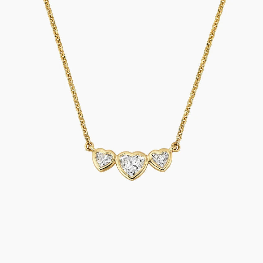 LUCERARO Necklace | Heart Diamond Necklace - JB00995