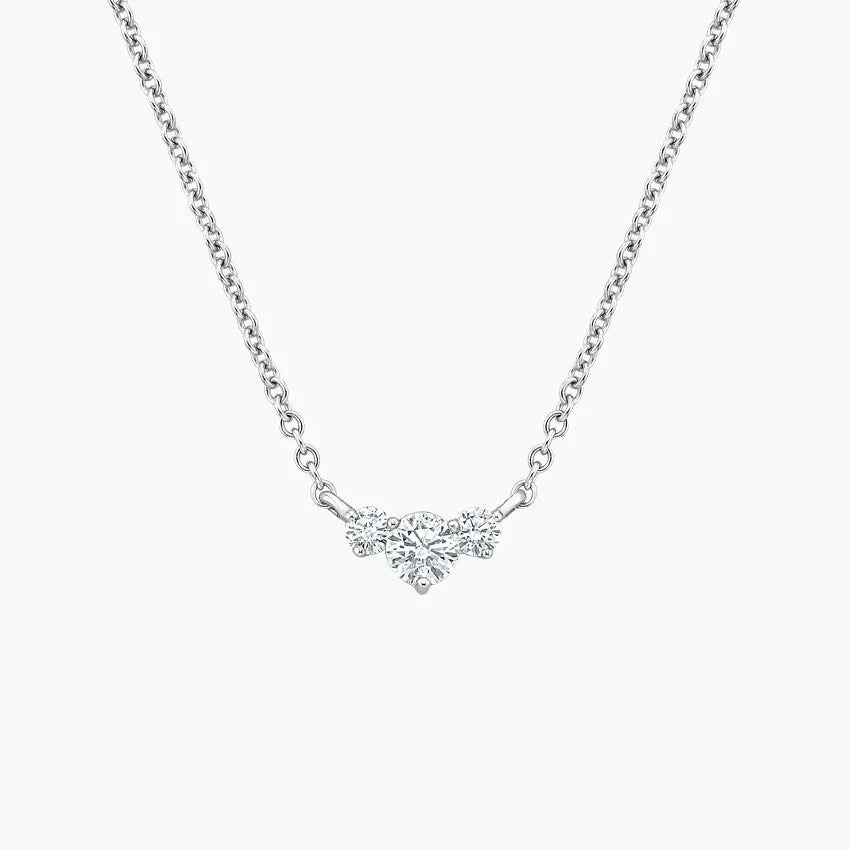 LUCERARO Necklace | Trio Diamond Necklace - JB01395