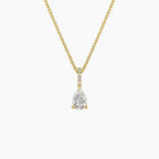 LUCERARO Necklace | Pear Lab-Grown Diamond Pendant Necklace 1/5 ct. tw.