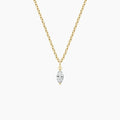 LUCERARO Necklace | Marquise Diamond Pendant - JB00850