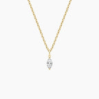 LUCERARO Necklace | Marquise Lab-Grown Diamond Pendant Necklace 1/5 ct. tw.
