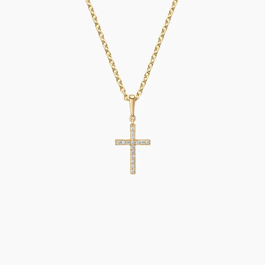 LUCERARO Necklace | Round Diamond Pendant - JB00825