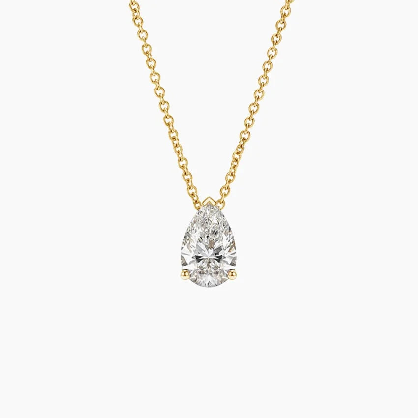 LUCERARO Necklace | Pear Diamond Necklace - JB01995