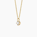 LUCERARO Necklace | Round Lab-Grown Diamond Solitaire Necklace 1/2 ct. tw.