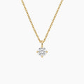 LUCERARO Necklace | Round Diamond Pendant - JB01195