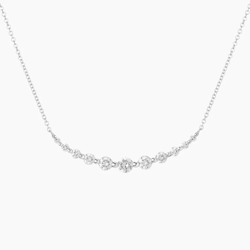 LUCERARO Necklace | Round Diamond Necklace - JB02525