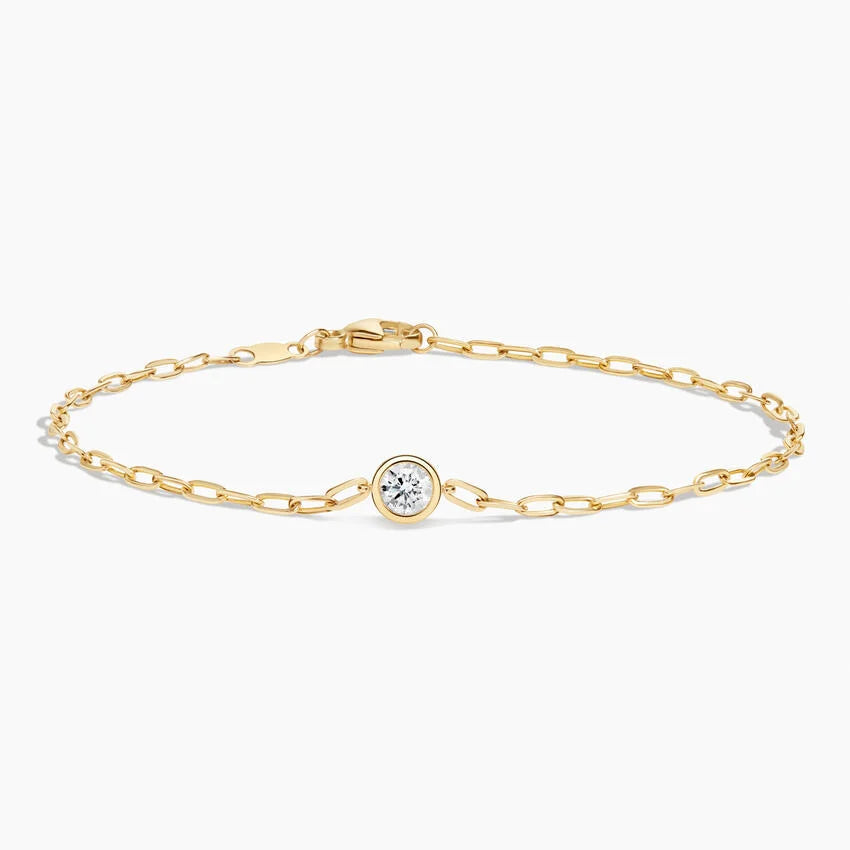 LUCERARO Bracelet | Round Diamond Chain Bracelet - JB00497