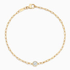 LUCERARO Bracelet | Round Lab-Grown Diamond Bezel Bracelet 1/3 ct. tw.