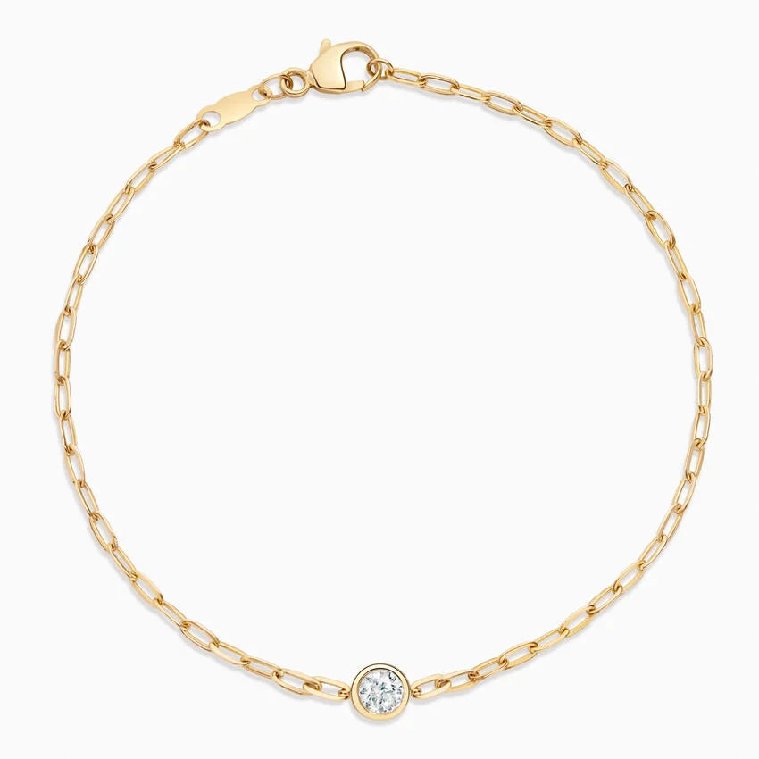 LUCERARO Bracelet | Round Diamond Chain Bracelet - JB00497