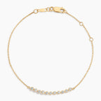 LUCERARO Bracelet | Round Lab-Grown Diamond Bezel Station Bracelet 1/4 ct. tw.