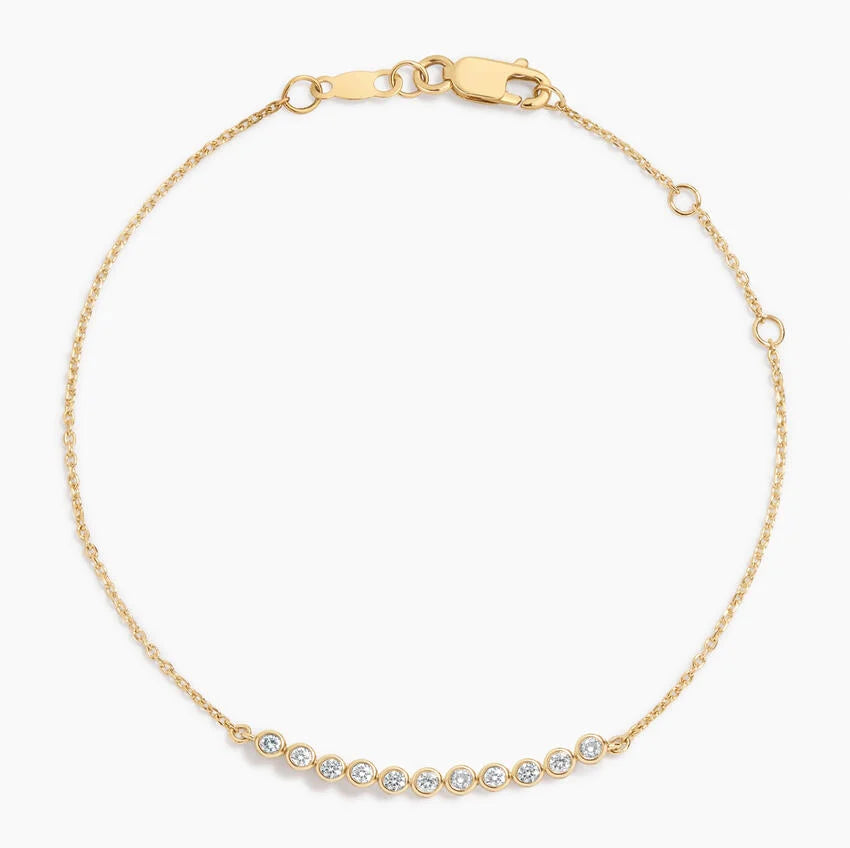 LUCERARO Bracelet | Bezel Diamond Tennis Bracelet - JB00795