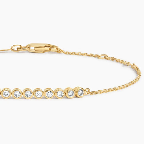 LUCERARO Bracelet | Bezel Diamond Tennis Bracelet - JB00795