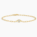 LUCERARO Bracelet | Heart Diamond Chain Bracelet - JB00496